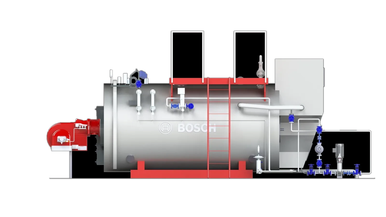 Bosch boiler steam valve heat loss, bare