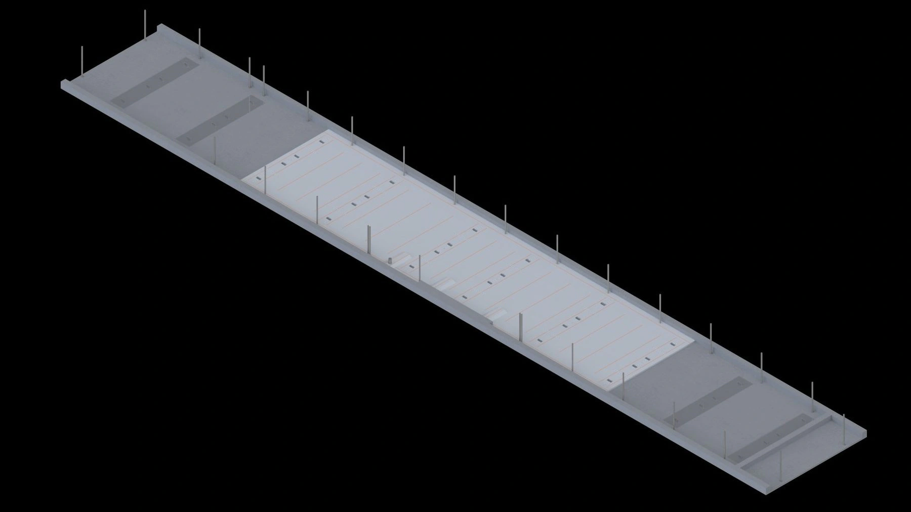 Tunnel pasteurizer roof with Inzonex Modular Insulation