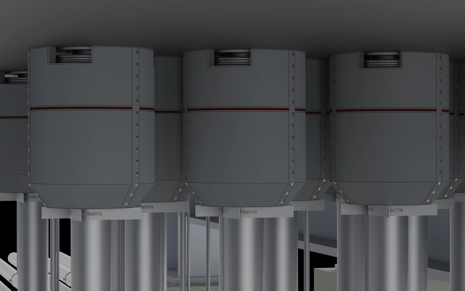 Lower HP line metal bellows with removable insulation