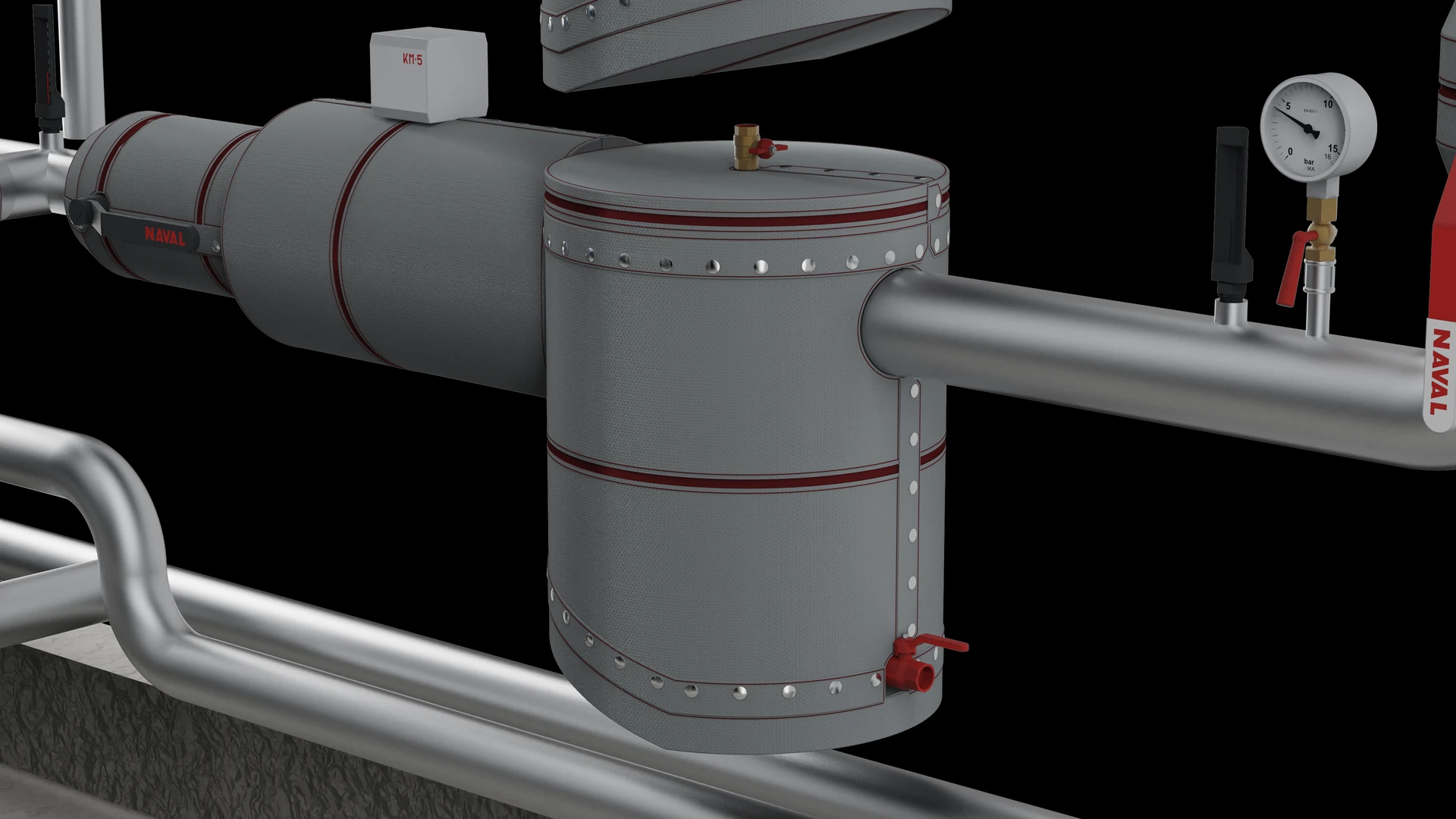 Dirt separator, insulated by Inzonex