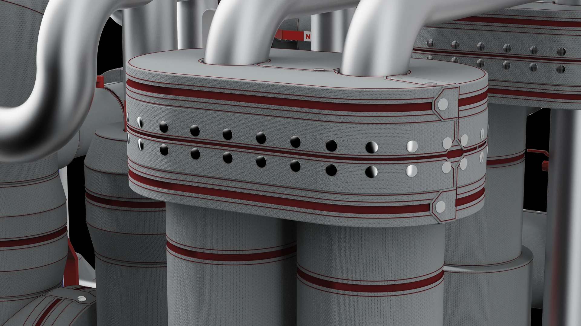 Flanged joints, insulated by Inzonex