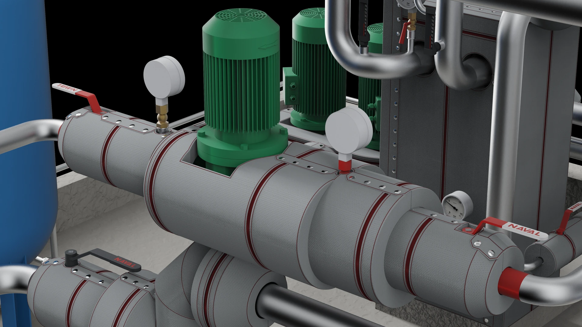 Pumps, insulated by Inzonex