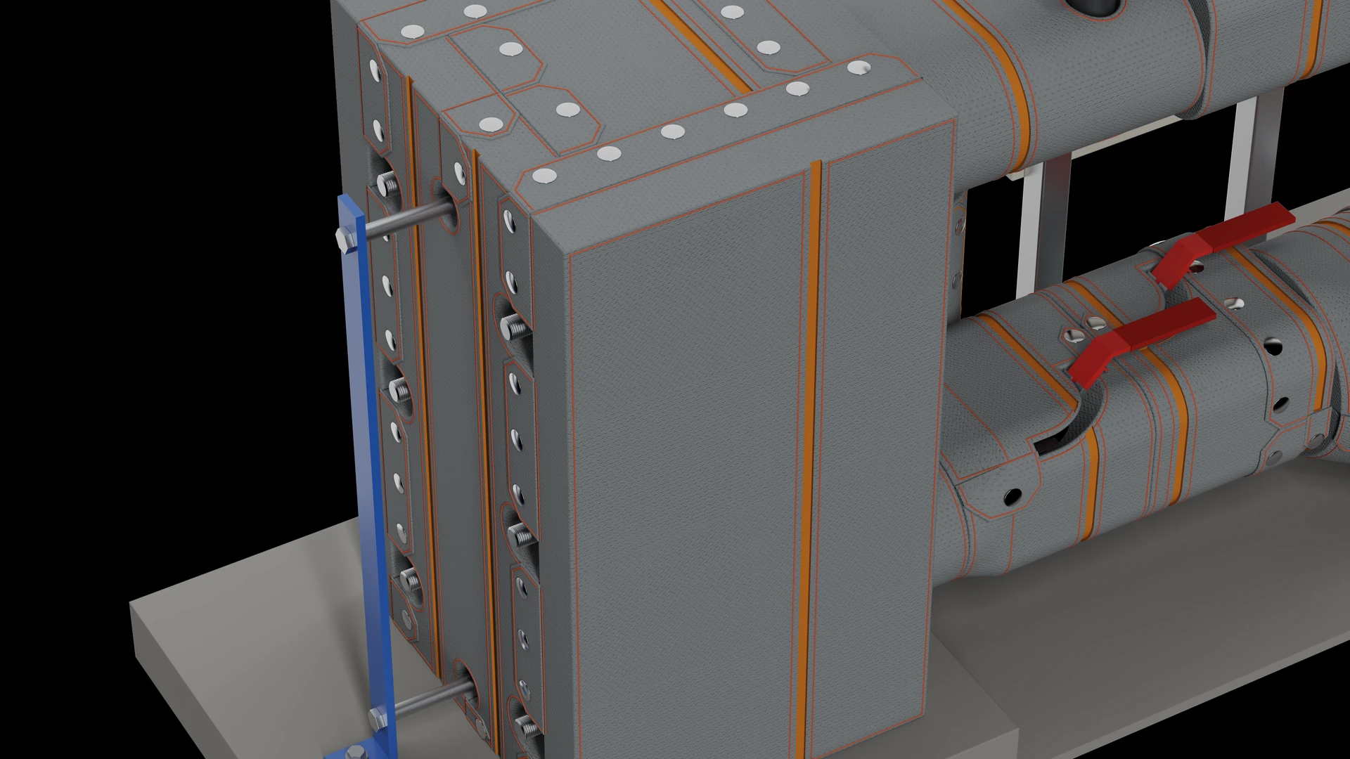 Condensate heat exchanger, insulated by Inzonex