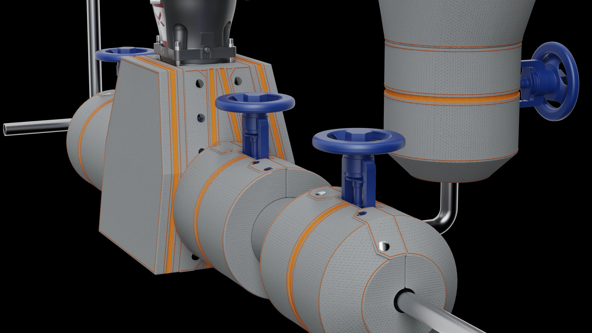 Feed pumps, insulated by Inzonex