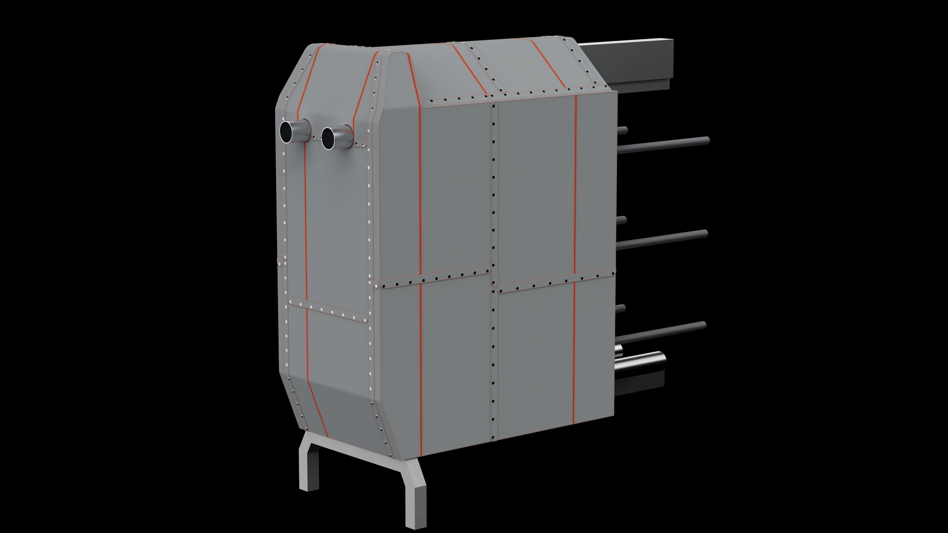 Plate heat exchanger, insulated by Inzonex